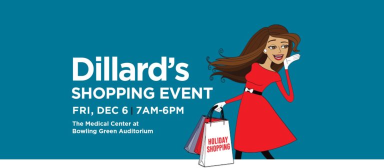 Dillard's Shopping Event – Friday Dec. 6, 7am-6pm