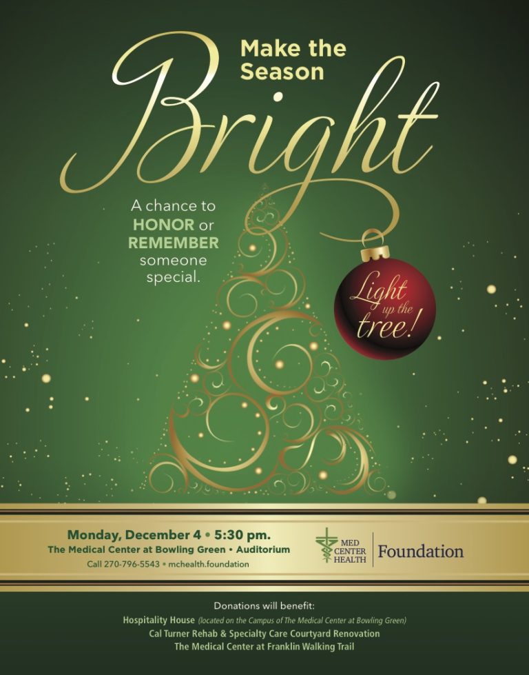 Make the Season Bright - Dec 4th, 5:30pm at MCH Bowling Green