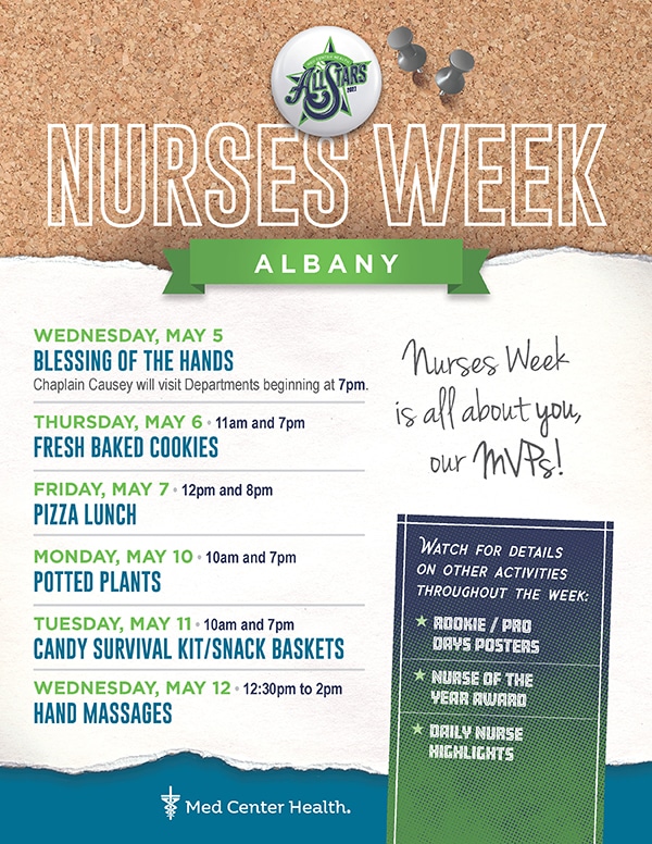 Albany Nurses Week schedule