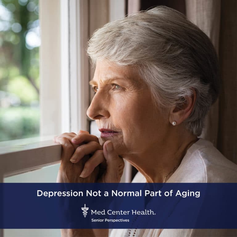 Depression is not a normal part of aging
