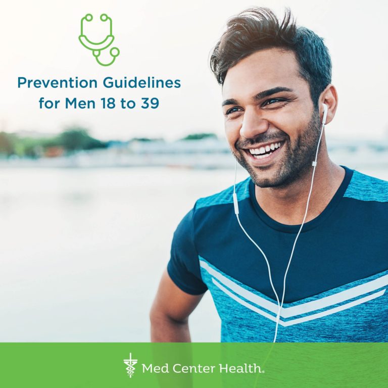 Prevention Guidelines for Men 18-39