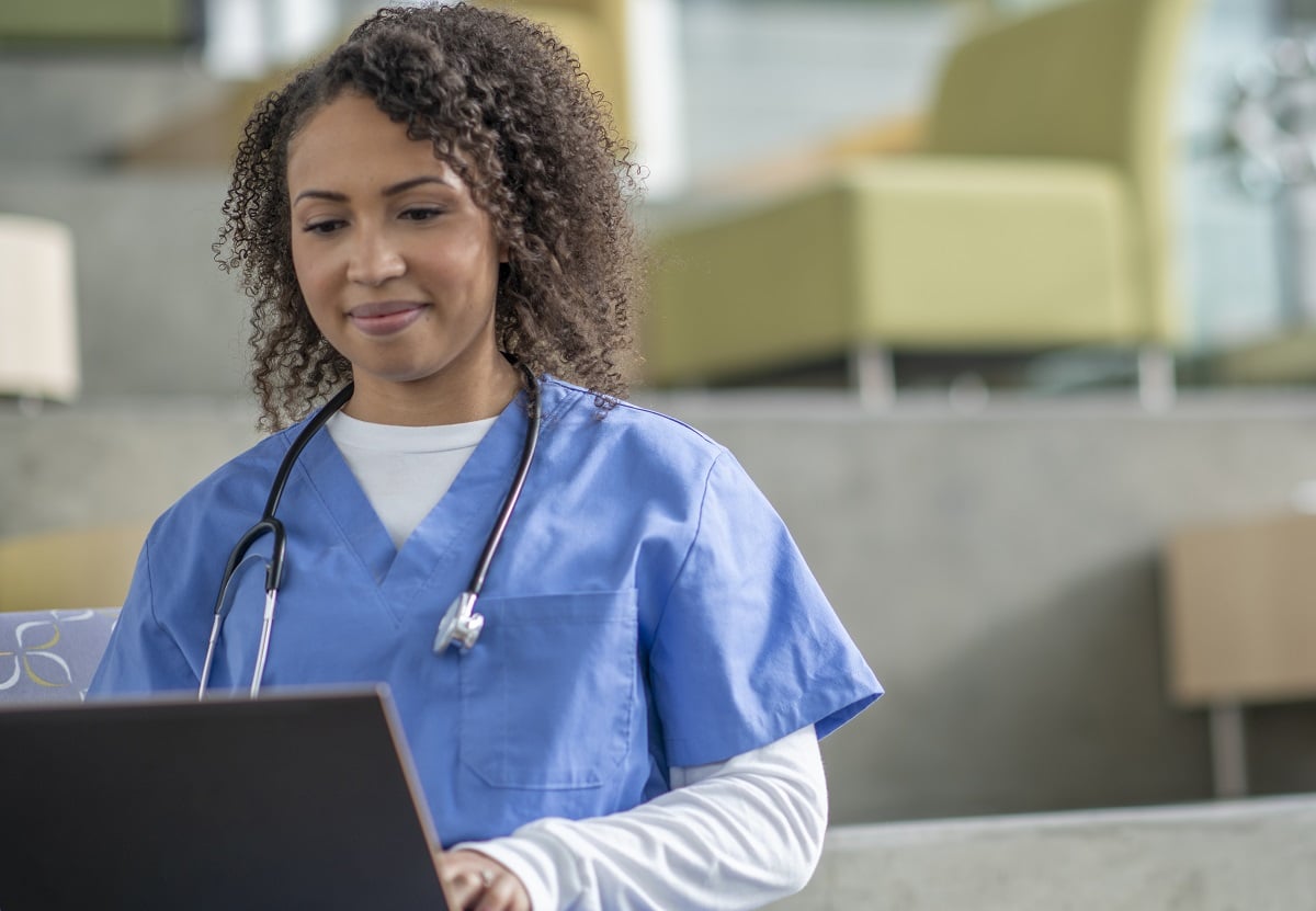 Med Center Health Career Academy logo with graduation cap