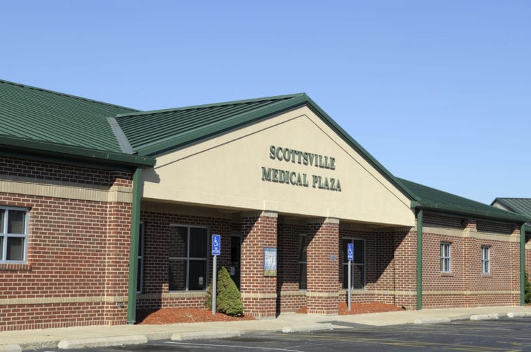 Exterior view of Scottsville Medical Plaza